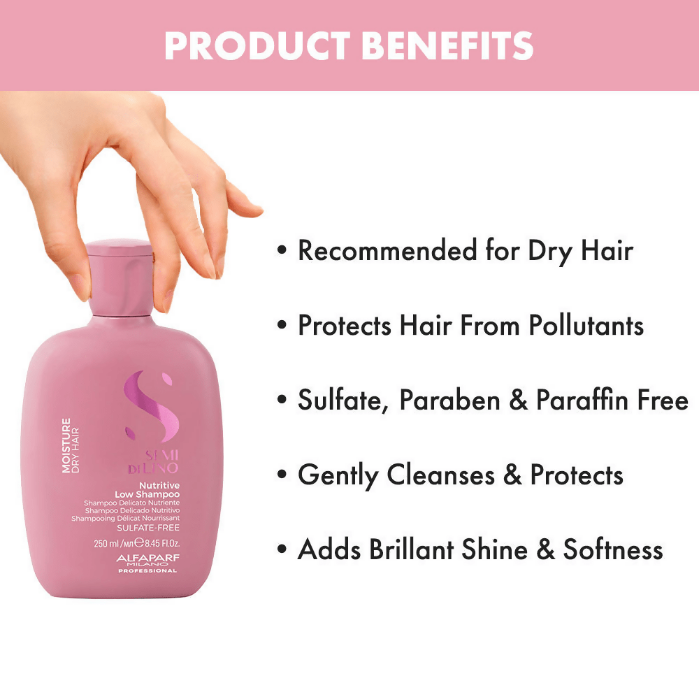 Alfaparf Milano Nutritive Shampoo For Dry, Frizzy Hair