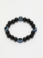 NVR Men & Women Evil Eye Beaded Adjustable Bracelet - Distacart