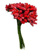 Red Artificial Flower Pollens