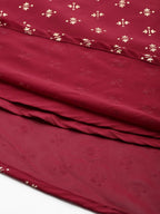 Ahalyaa Women's Traditional wear Ethnic Dress - Maroon - Distacart