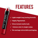 Jaquline USA Lip Pops Matte Lip Tint - Cherry Pop 04