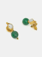Ruby Raang Maang Tikka And Earrings Set - Distacart