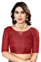 Vamika maroon Printed Art Silk Saree