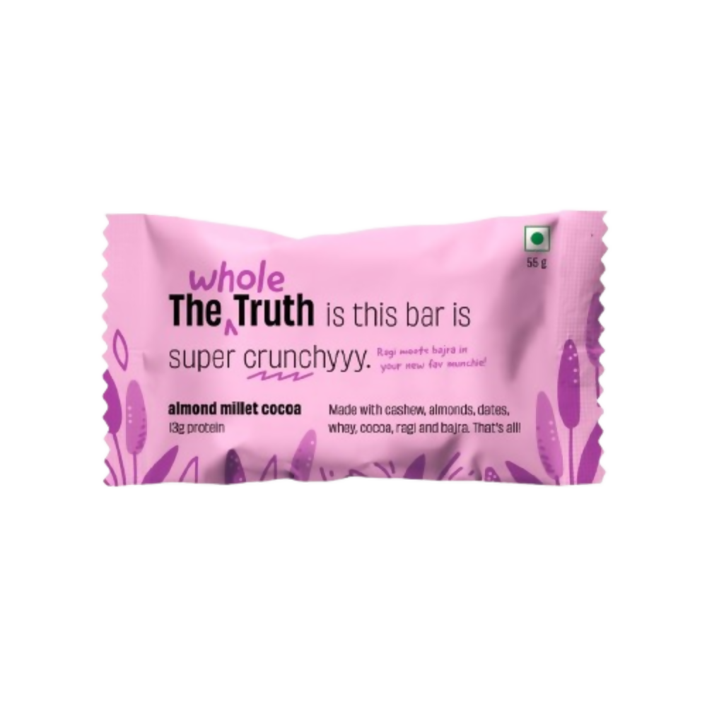 The Whole Truth Protein Bar - Almond Millet Cocoa - Distacart