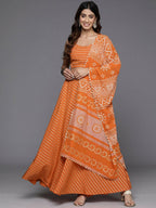 Ahalyaa women's wear Traditional wear lehenga choli - Orange