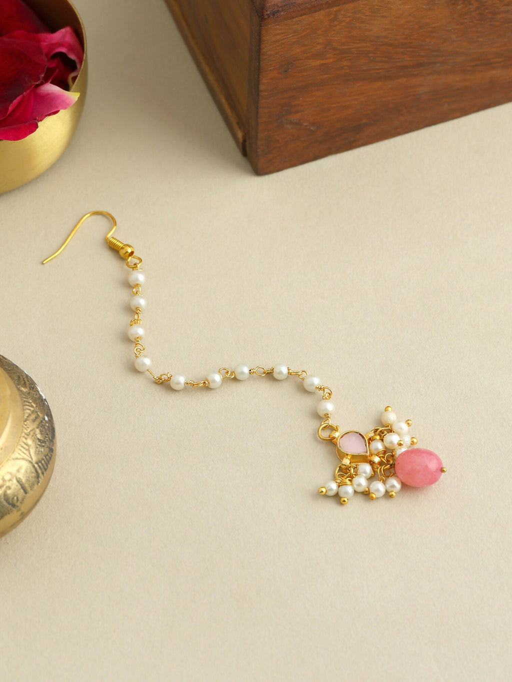 Ruby Raang Sitara Sparkle Maang Tikka - Distacart