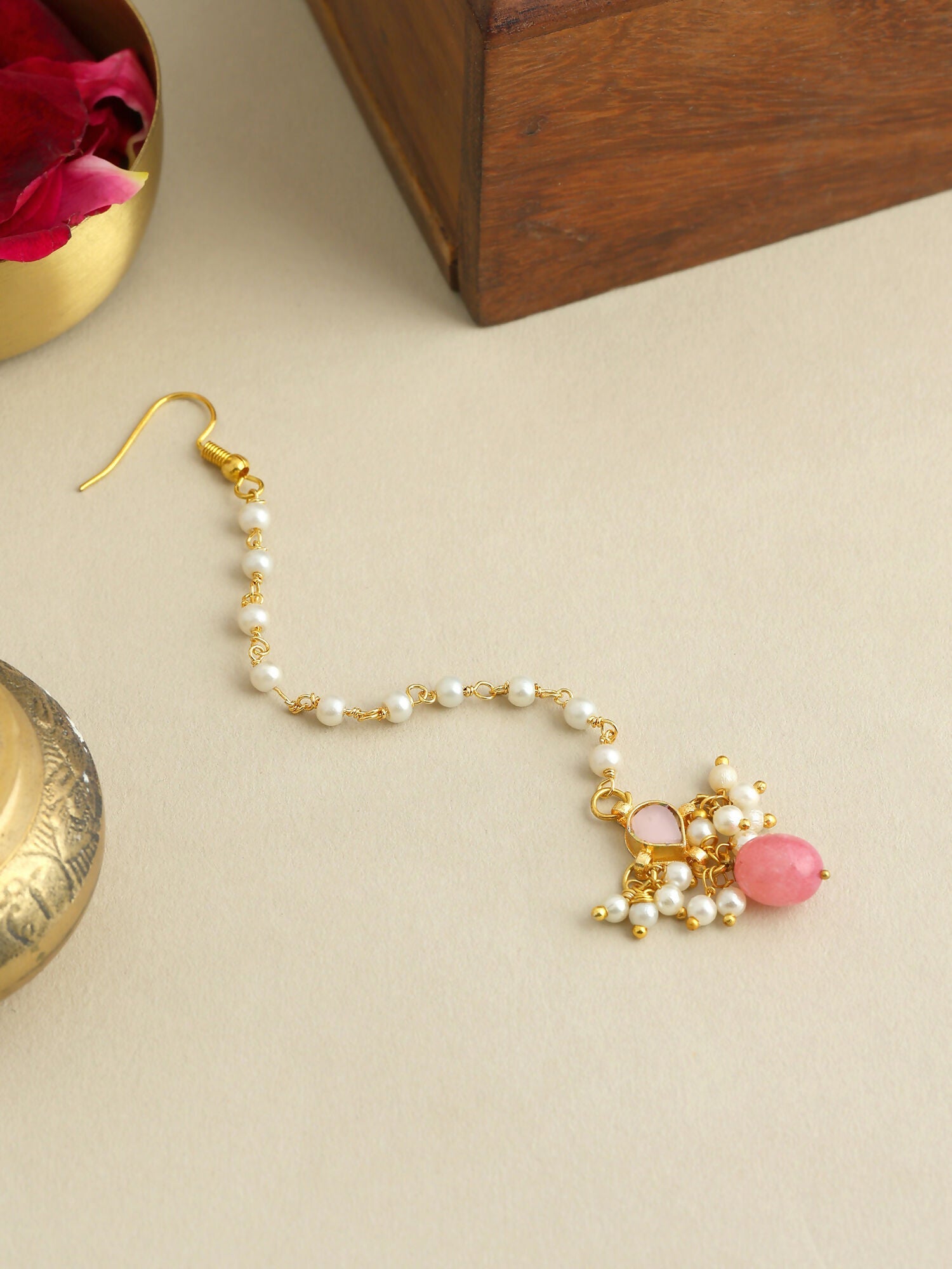 Ruby Raang Sitara Sparkle Maang Tikka - Distacart