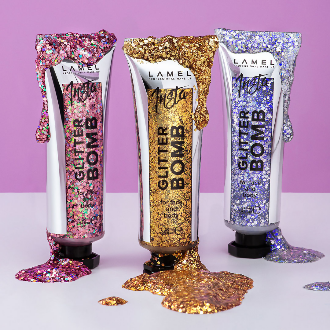 Lamel Insta Glitter Bomb - 402 Gold