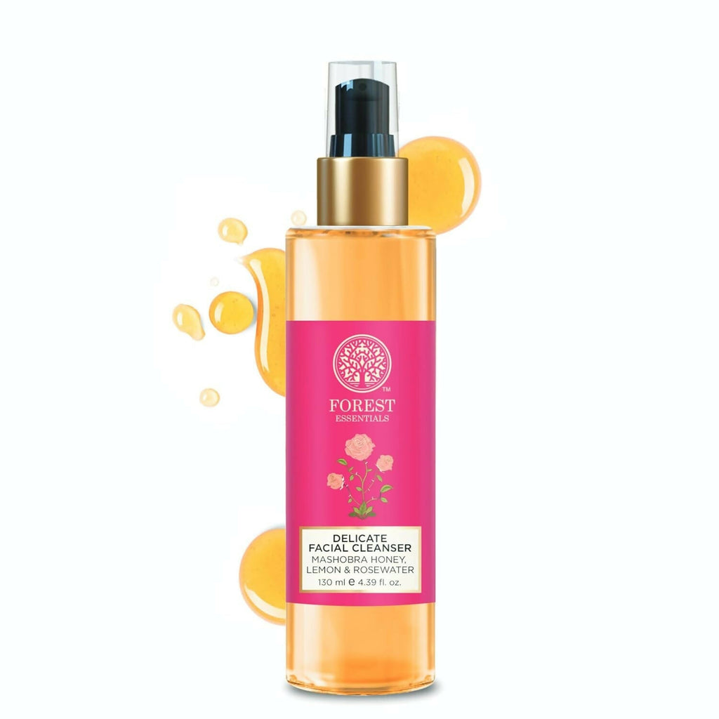 Forest Essentials Delicate Facial Cleanser - Honey, Lemon & Rosewater