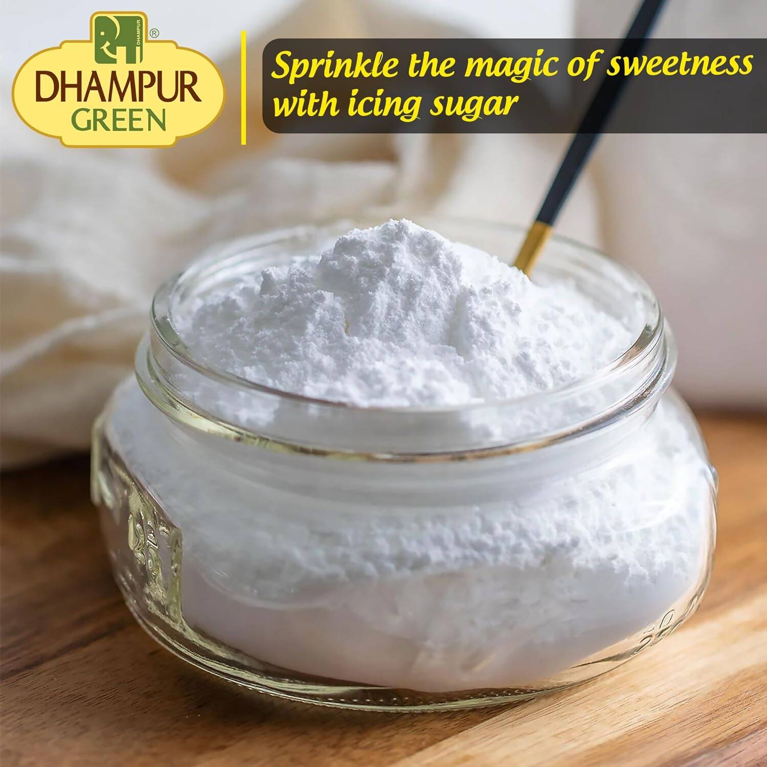 Dhampur Green Icing Sugar - Distacart