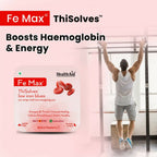 HealthAid Fe Max ThiSolves Oral Strips - Distacart