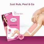 VI-JOHN Feather Touch Rose & Alevera Hair Removal Wax Strips for Normal Skin Praraben & Sulphate Free - Distacart