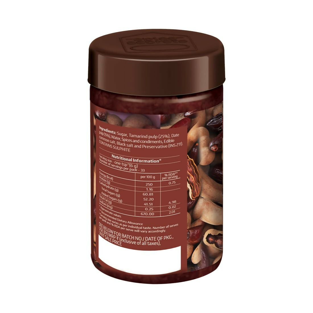 Society Tamarind Date Chutney Jar - Distacart