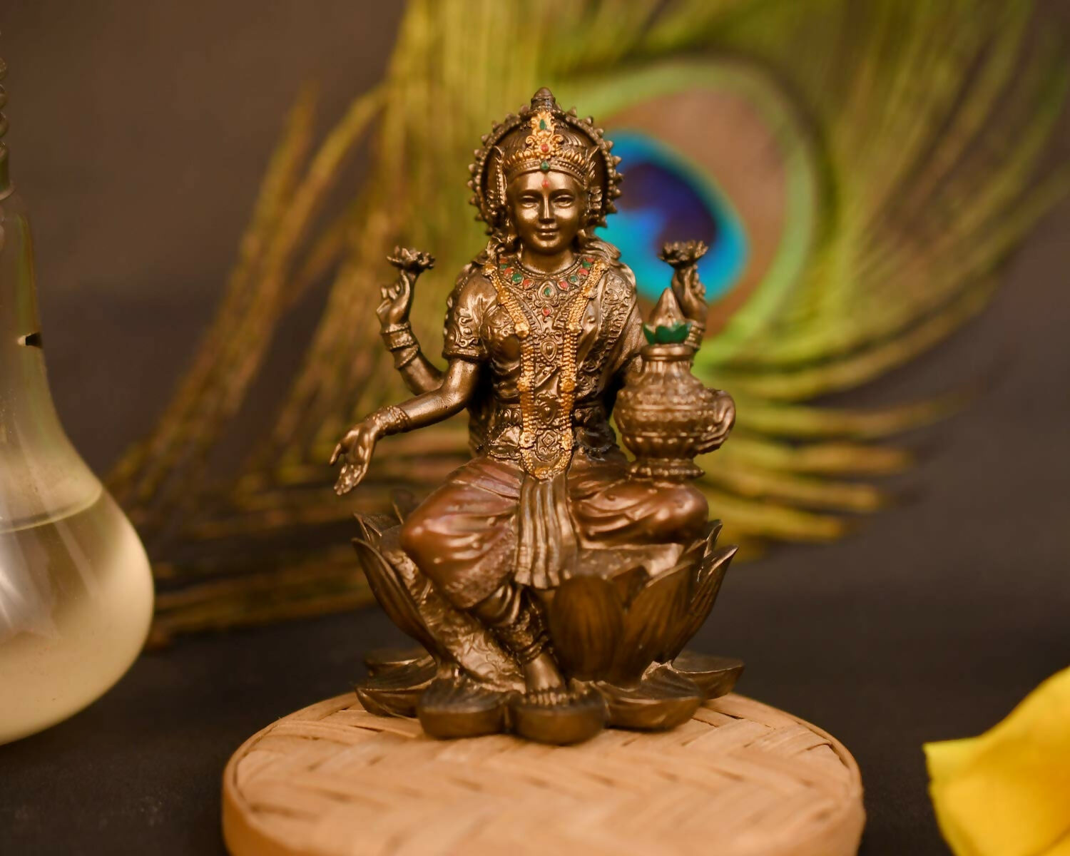 Collectible India Goddess Lakshmi Idol