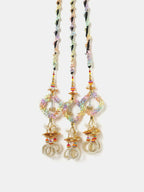 Ruby Raang Colorful Gota Pati Colorful Stones And Golden Stones Parandi