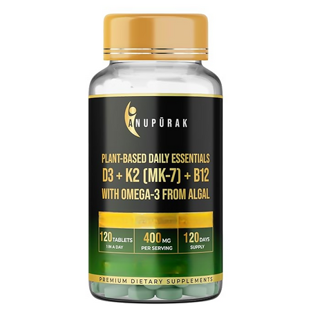 Anupurak Essential 4-in-1 Vegan Daily Supplement Tablets
