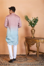 Glidden Ombre Kurta With Flap by Hilo Design