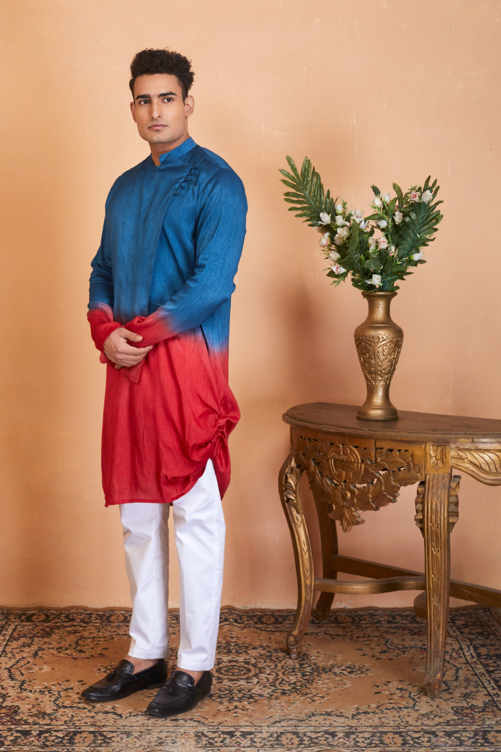 Radical Marino Flap Designer Men's Kurta by Hilo Design
