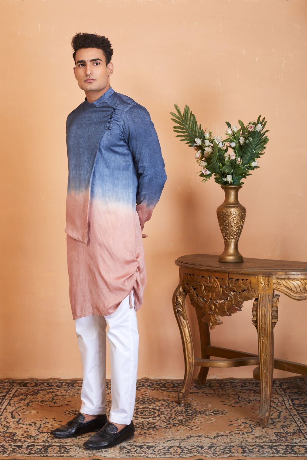 Waikawa Flap Designer Men's Kurta by Hilo Design