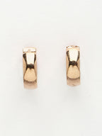 NVR Men's Rose Gold Stainless Steel Hoop Earrings - Distacart