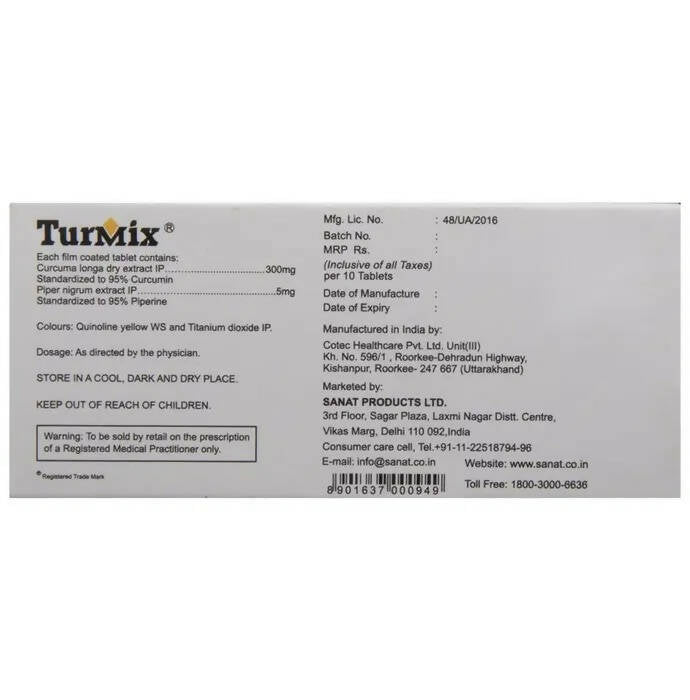 Sanat Turmix Tablets - Distacart