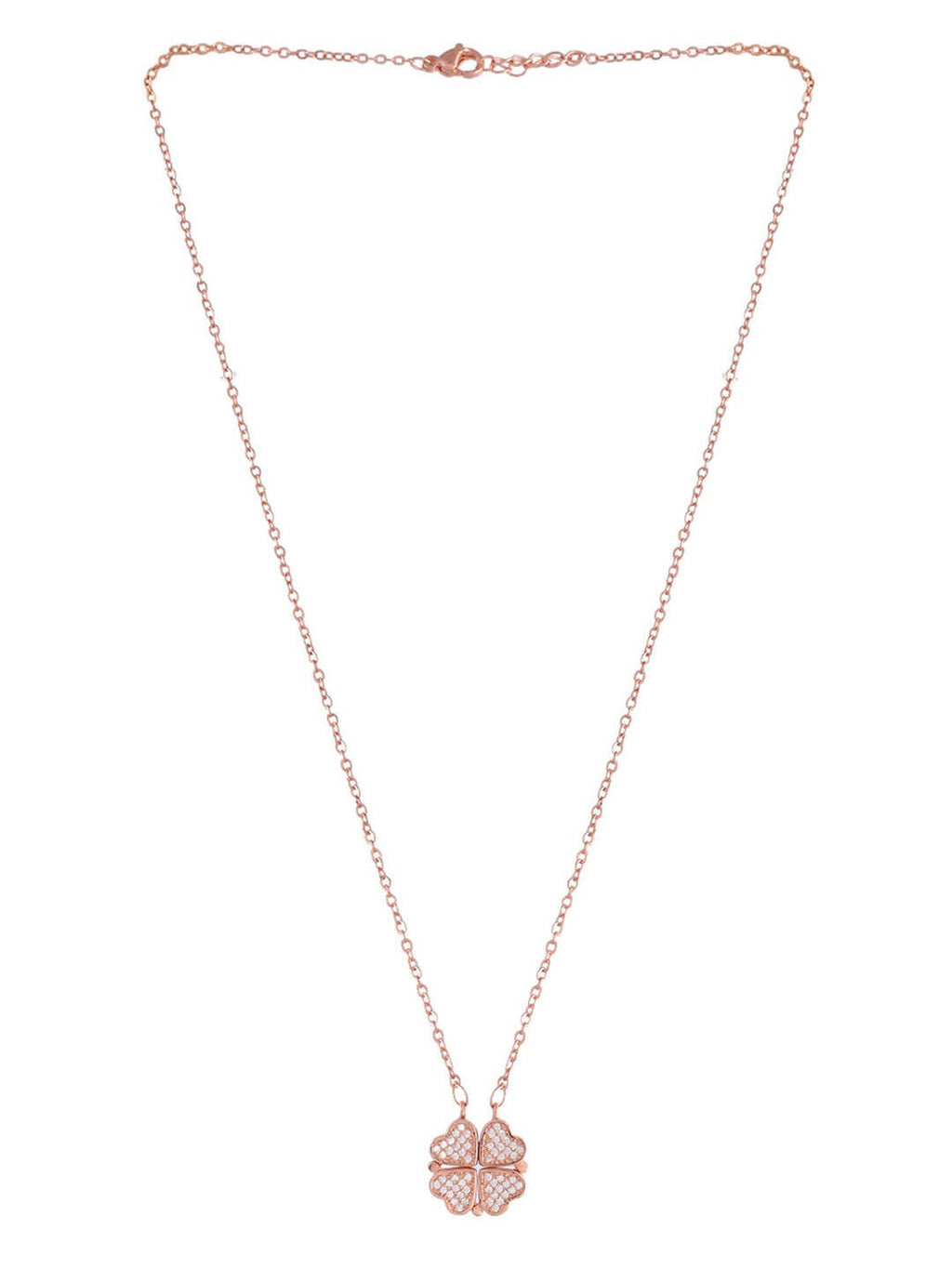 VOJ Women Gold Color stainless steel Necklace and Chains - Distacart