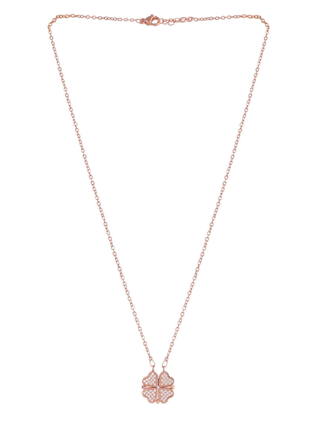 VOJ Women Gold Color stainless steel Necklace and Chains - Distacart
