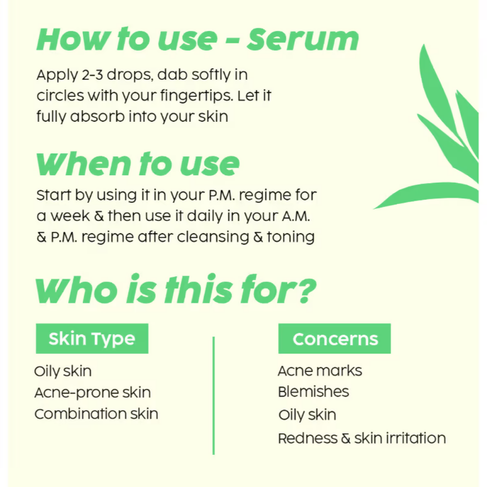 PLIX The Plant Fix 2% Acne Buster Moisturizer & 10% Niacinamide Serum