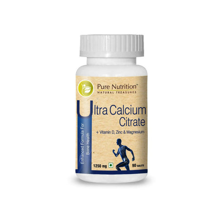 Pure Nutrition Ultra Calcium Citrate 1250mg Veg Tablets