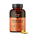 Zingavita Triple Strength Omega 3 Fish Oil 1000 mg Softgel Capsules - Distacart