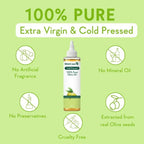 Wishcare 100% Pure Cold Pressed Olive Oil & Badam Rogan Sweet Almond Oil Combo