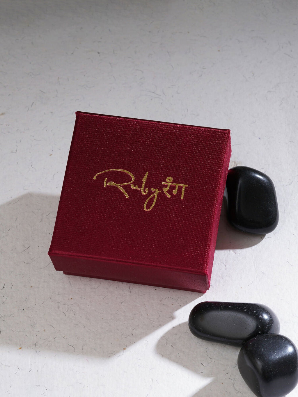 stone stud (Rose gold) - Ruby Raang - Distacart