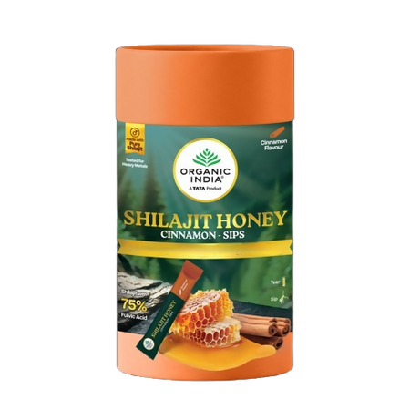 Organic India Sj Honey Sips - Cinnamon