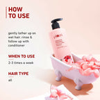 Plum Hibiscus & Ceramides Shampoo For Long, Healthy Hair