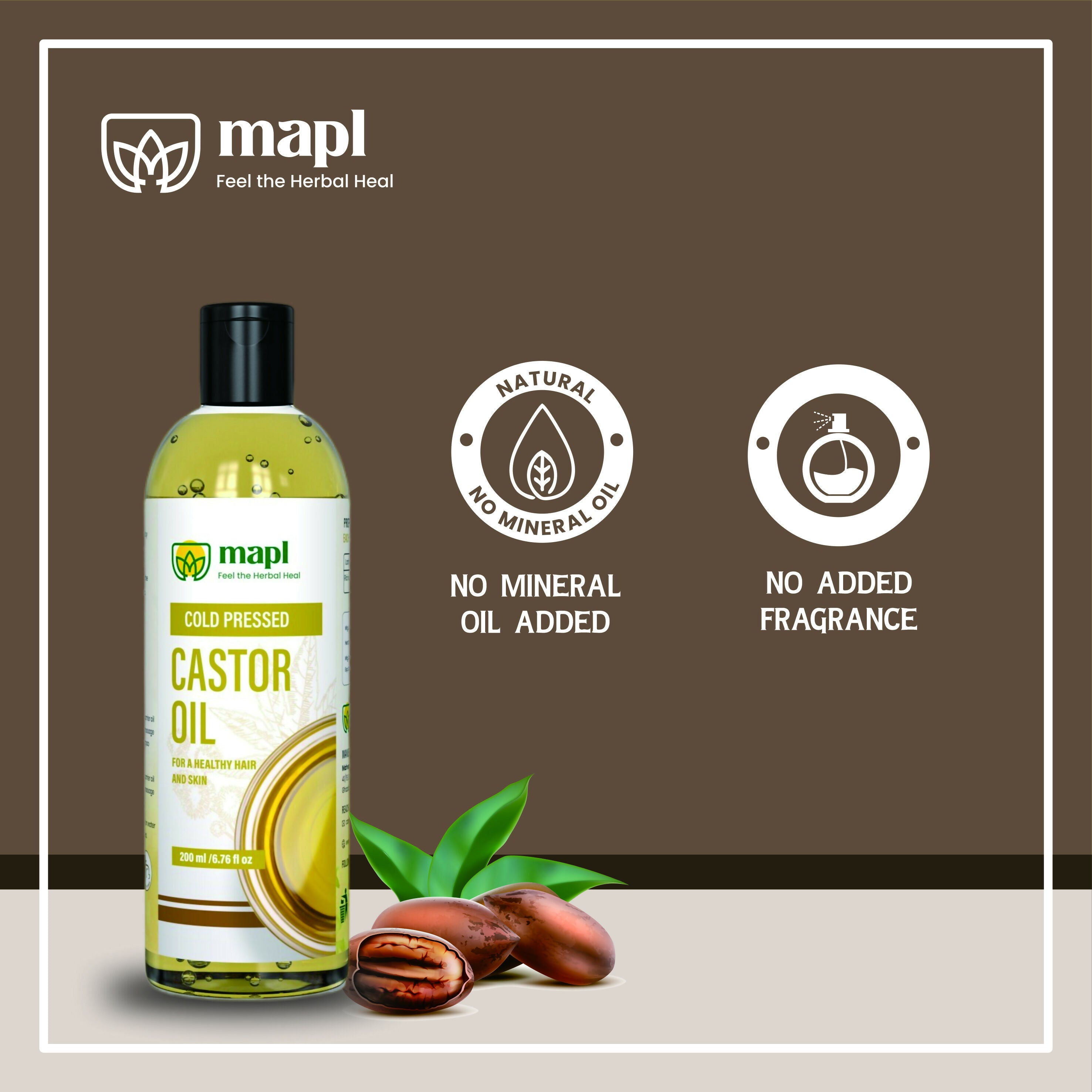 MAPL Castor Oil Cold Pressed - Distacart