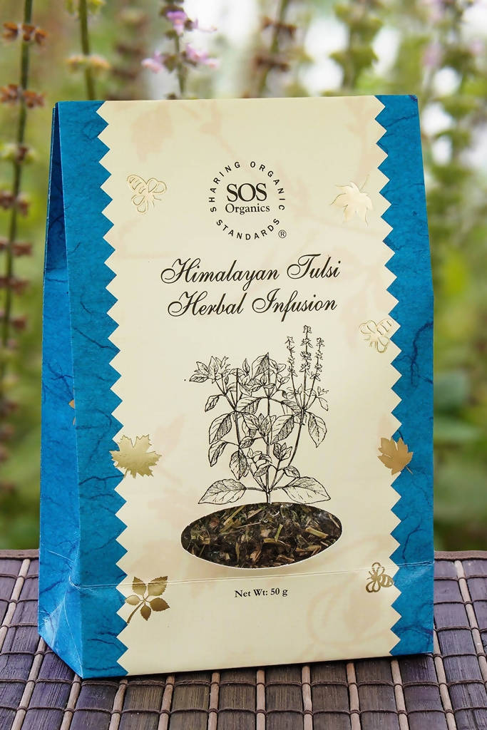 SOS Organics Himalayan Tulsi Herbal Infusion - Distacart