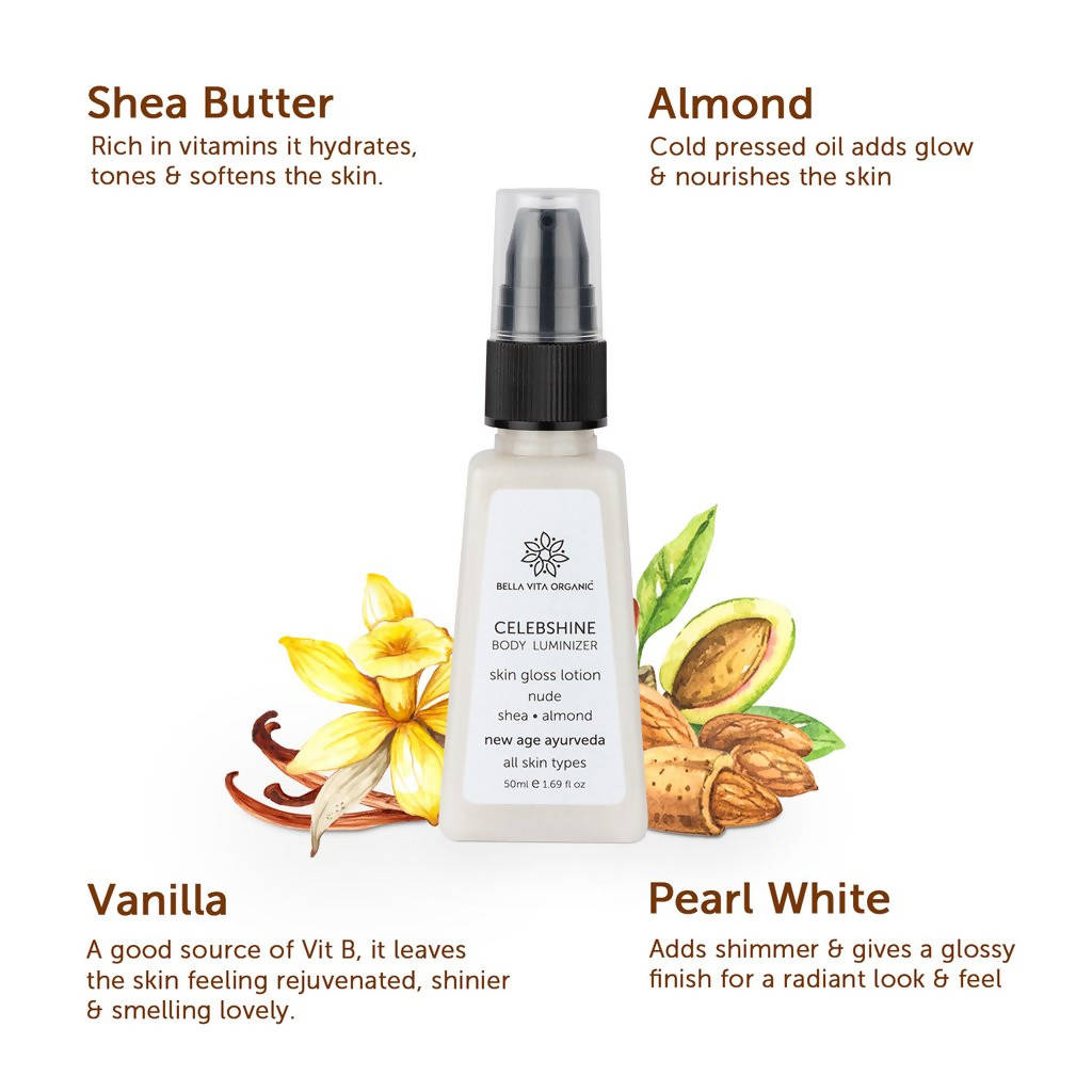 Bella Vita Organic Celeb Shine Body Luminizing Shimmer