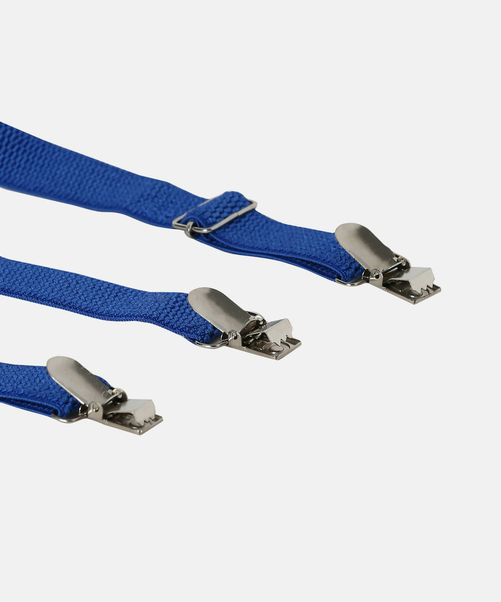Manet Boys Solid Suspenders - Blue
