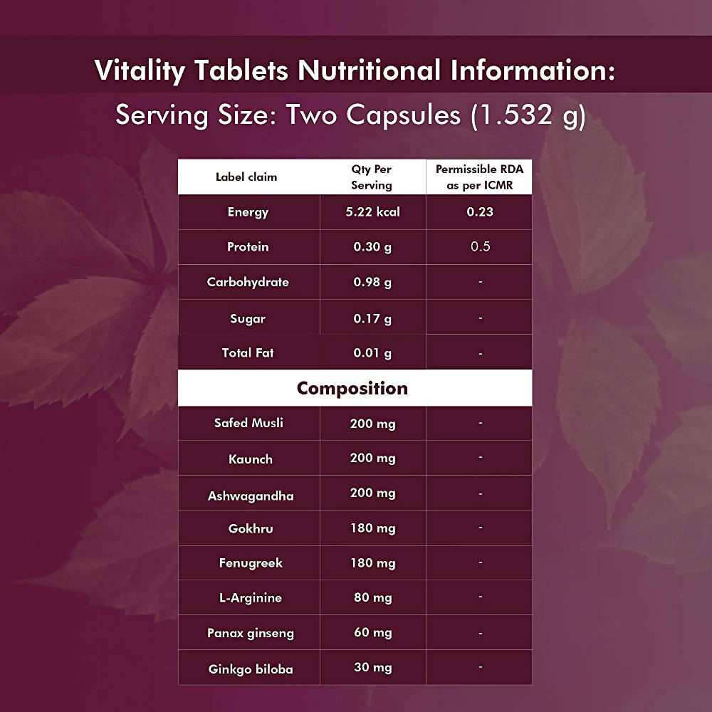 Man Matters Perform Vitality Tablets
