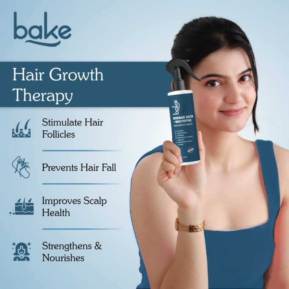 Bake Rosemary Water Hair Growth Spray with Multi Peptides