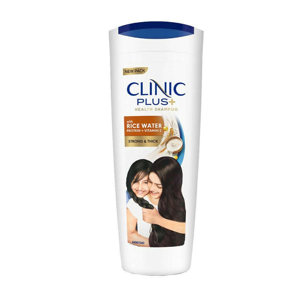 Clinic Plus With Rice Water Protein + Vitamin-E Strong & Thick Shampoo - Distacart