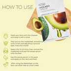 The Face Shop Real Nature Avocado Face Mask - Distacart
