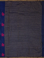 Mimosa Women's Navy Blue Banarasi Chiffon Saree - Distacart