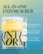 Antinorm Bye Bye Blow Dry Hair Serum and Facial In A Flash Enzyme Scrub Combo