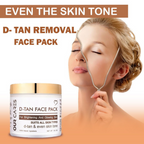 Our Cares D-TAN Face Pack for Instant Tan Removal & Sun Damage Protection