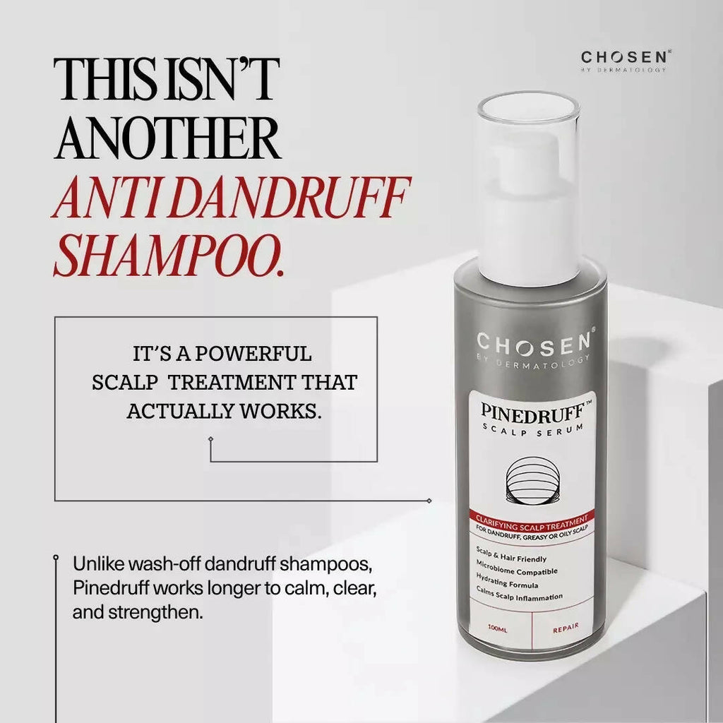 Chosen Pinedruff Scalp Serum Best Dandruff Control Treatment Solution With Pycnogenol