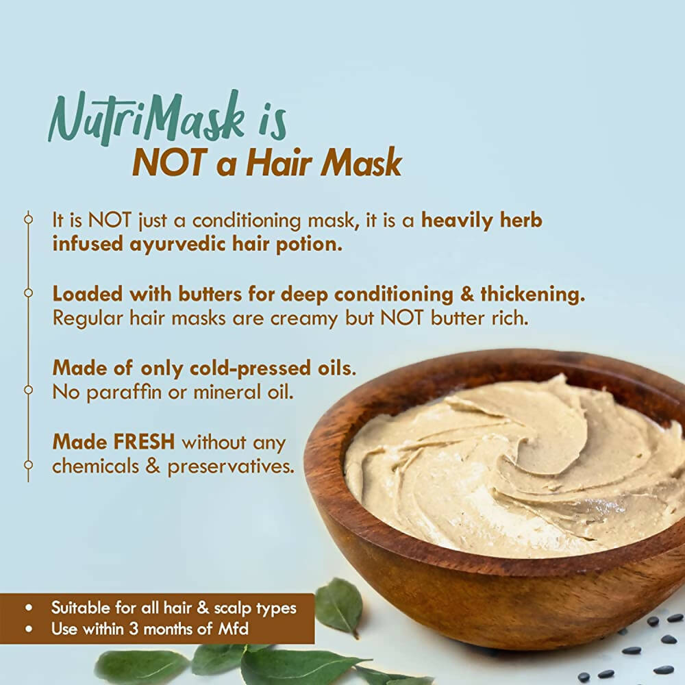 Nat Habit Curry Sesame Fresh Hair Mask (Nutri Mask) - Distacart