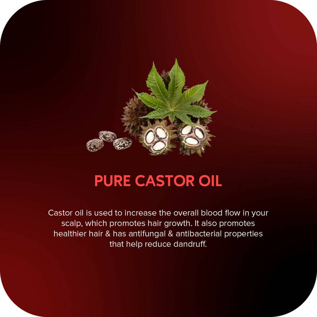 Careberry Organic Hexane-Free Organic Castor Oil For Hair, Face & Body