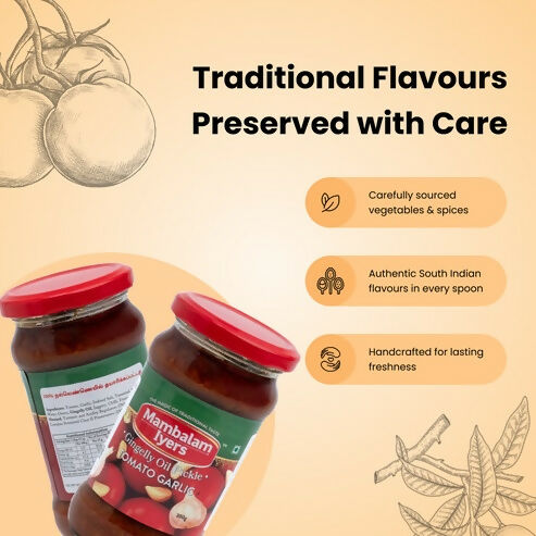 Mambalam Iyers Tomato Garlic Pickle