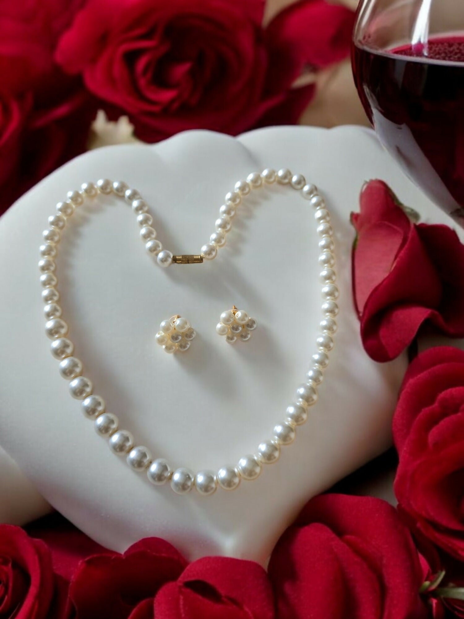 Inhanns Spectrum Everyday Pearl Sets - Single Strand - White
